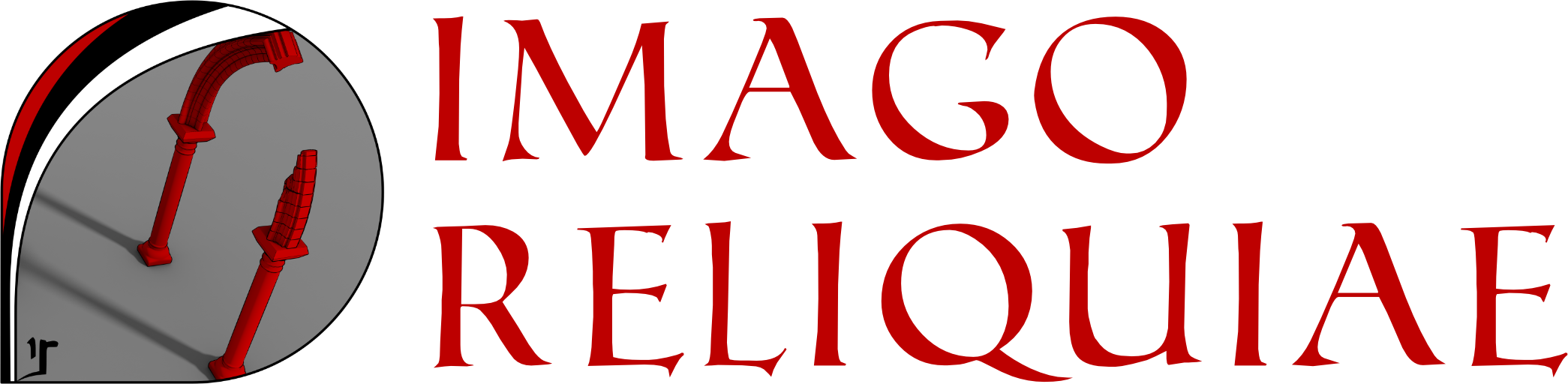 Fabicón de Imago Reliquiae: Imagotipo que muestra una bóveda de crucería sobre un arco derruido con el nombre de nuestra empresa al lado. Imago Reliquiae es una marca especializada en patrimonio virtual, visuales arquitectónicas y marketing visual.
